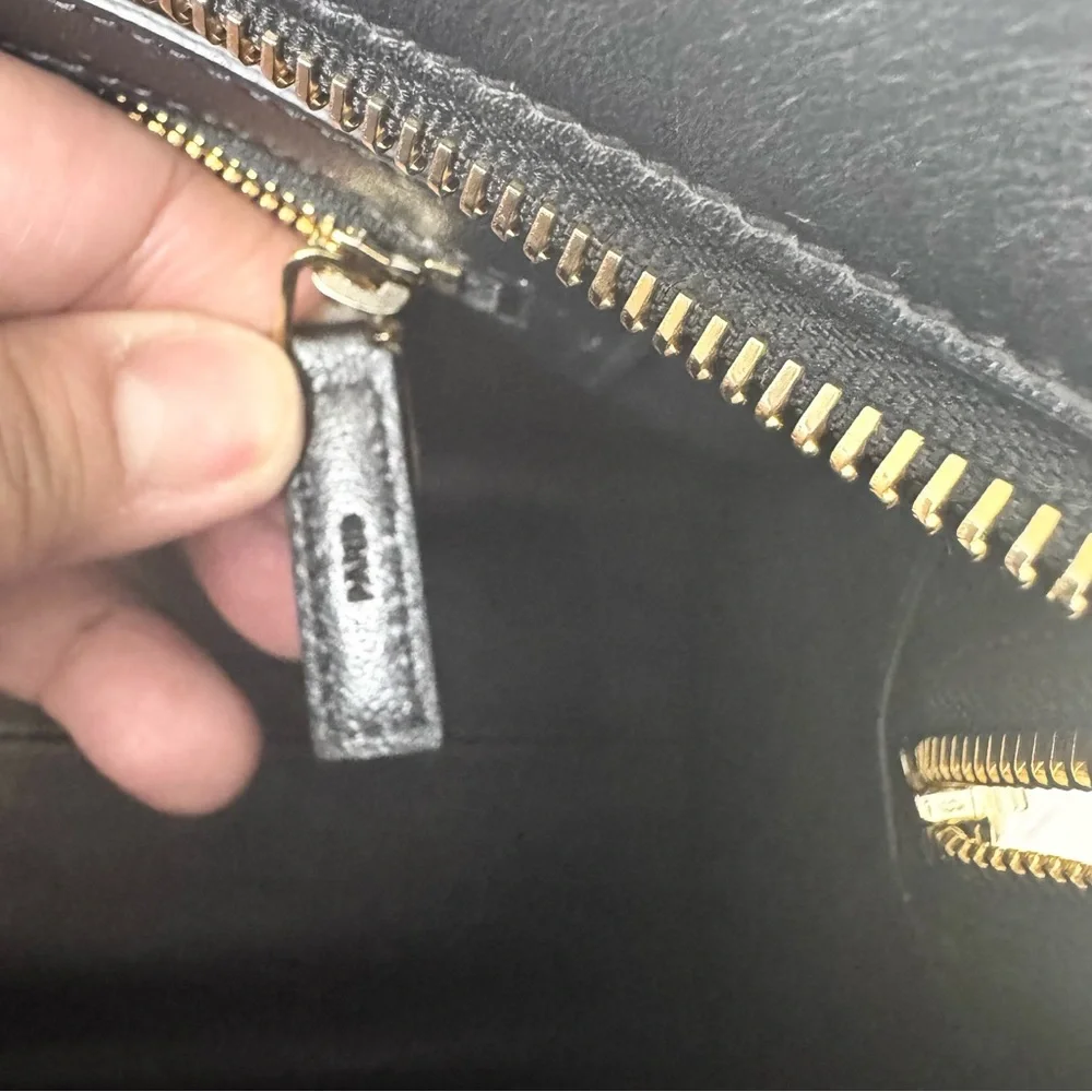 YSL Baby Cabas Black Leather Bag